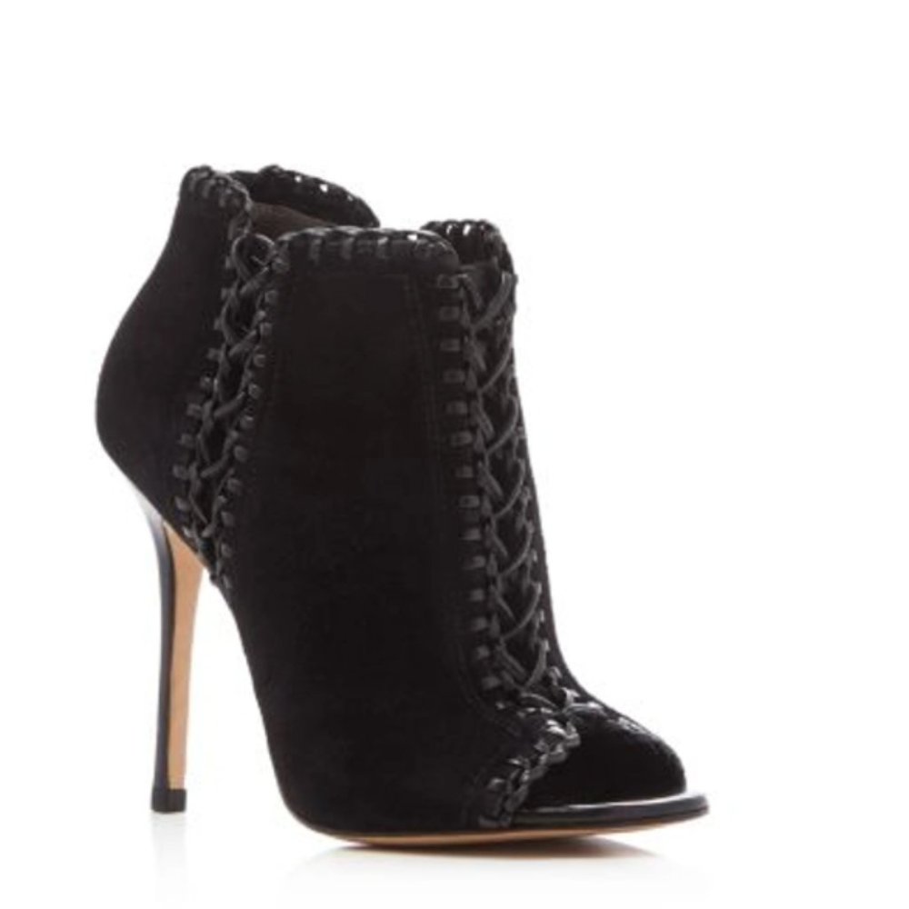 Michael Kors Henley Whipstitched Peep Toe